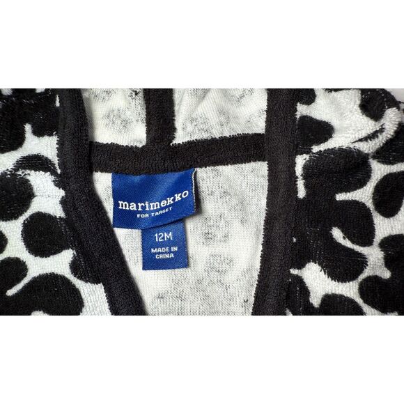 NWT Marimekko for Target Toddler Girls' TerryCloth Cover-Up Hoodie 12Mo Paprika - Picture 5 of 6